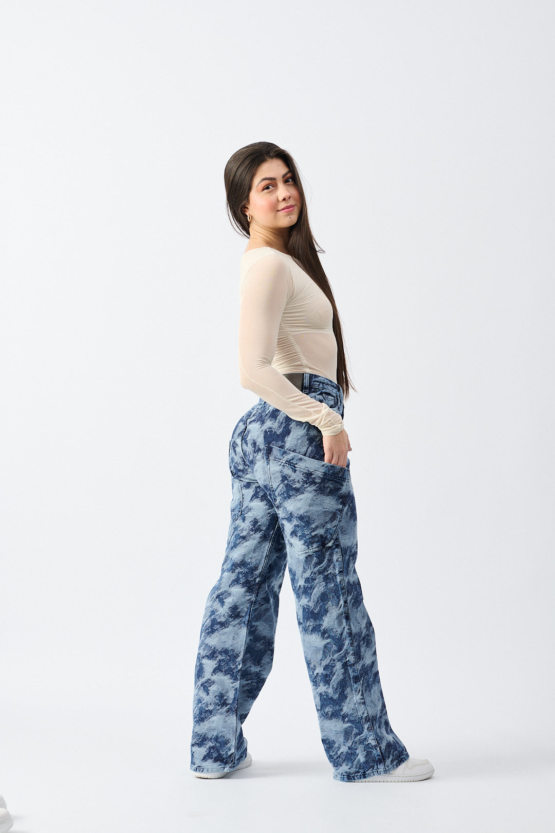 Ref 112- Jean Marble Blue