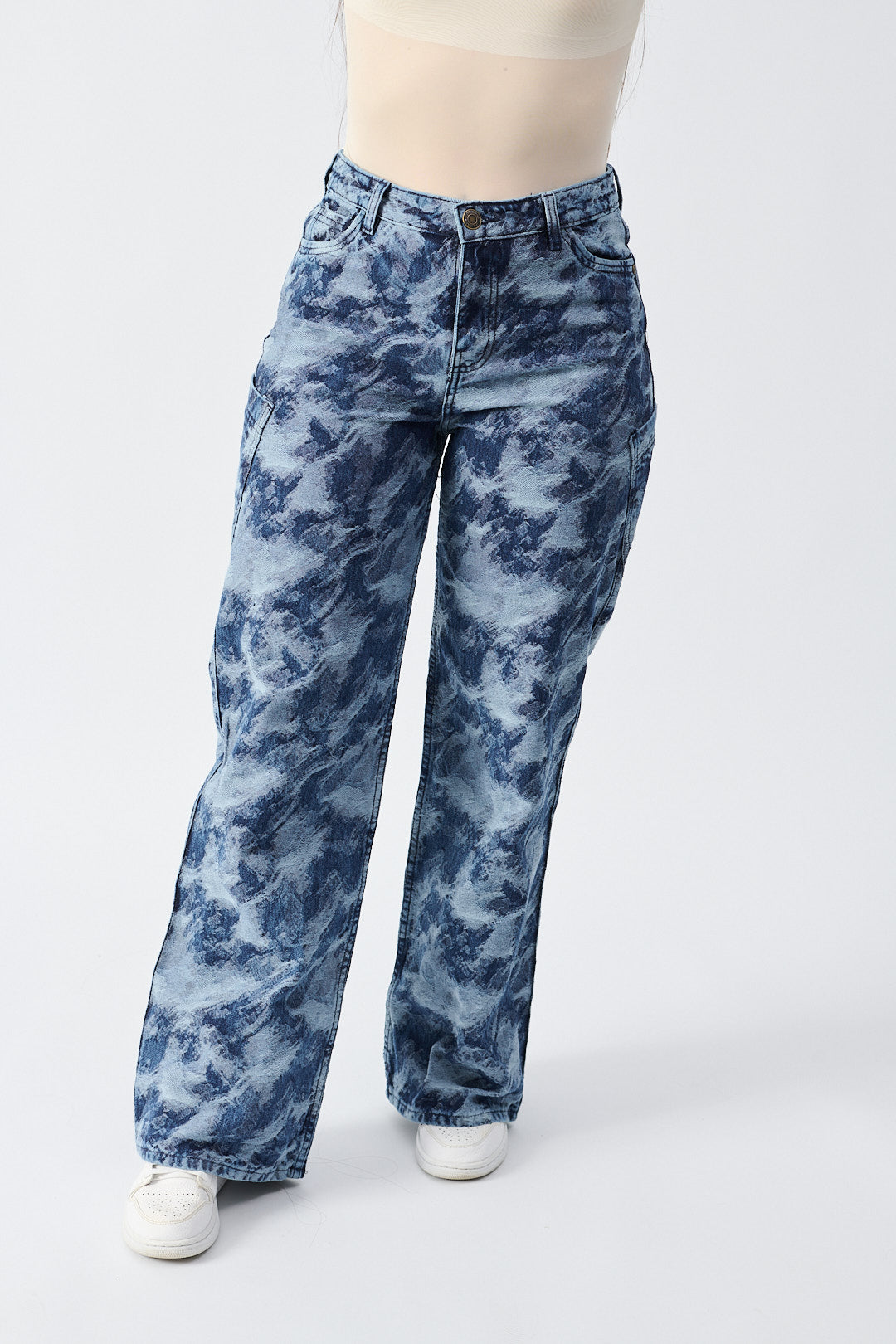 Ref 112- Jean Marble Blue