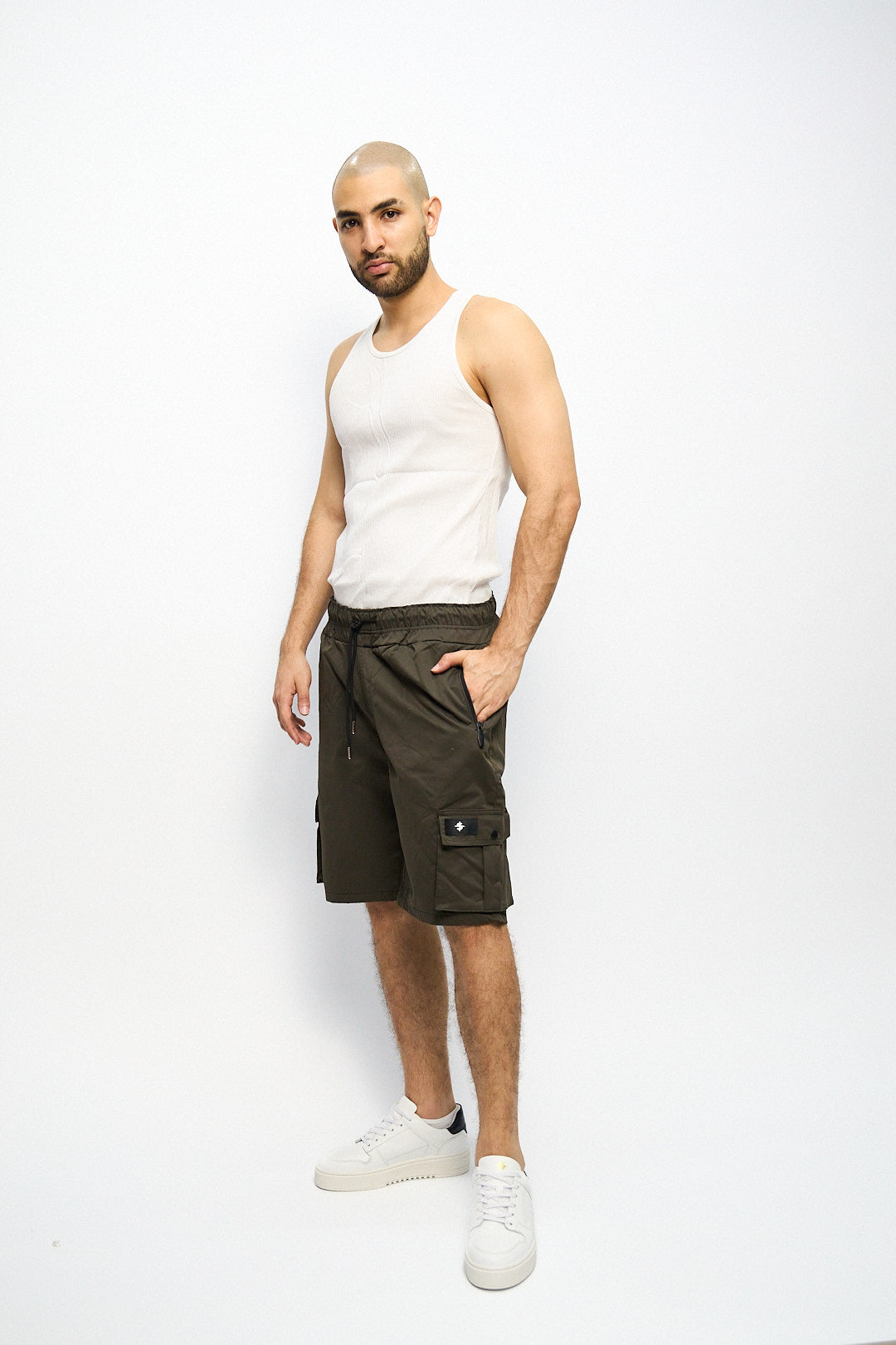 SHORT TRACE GREEN