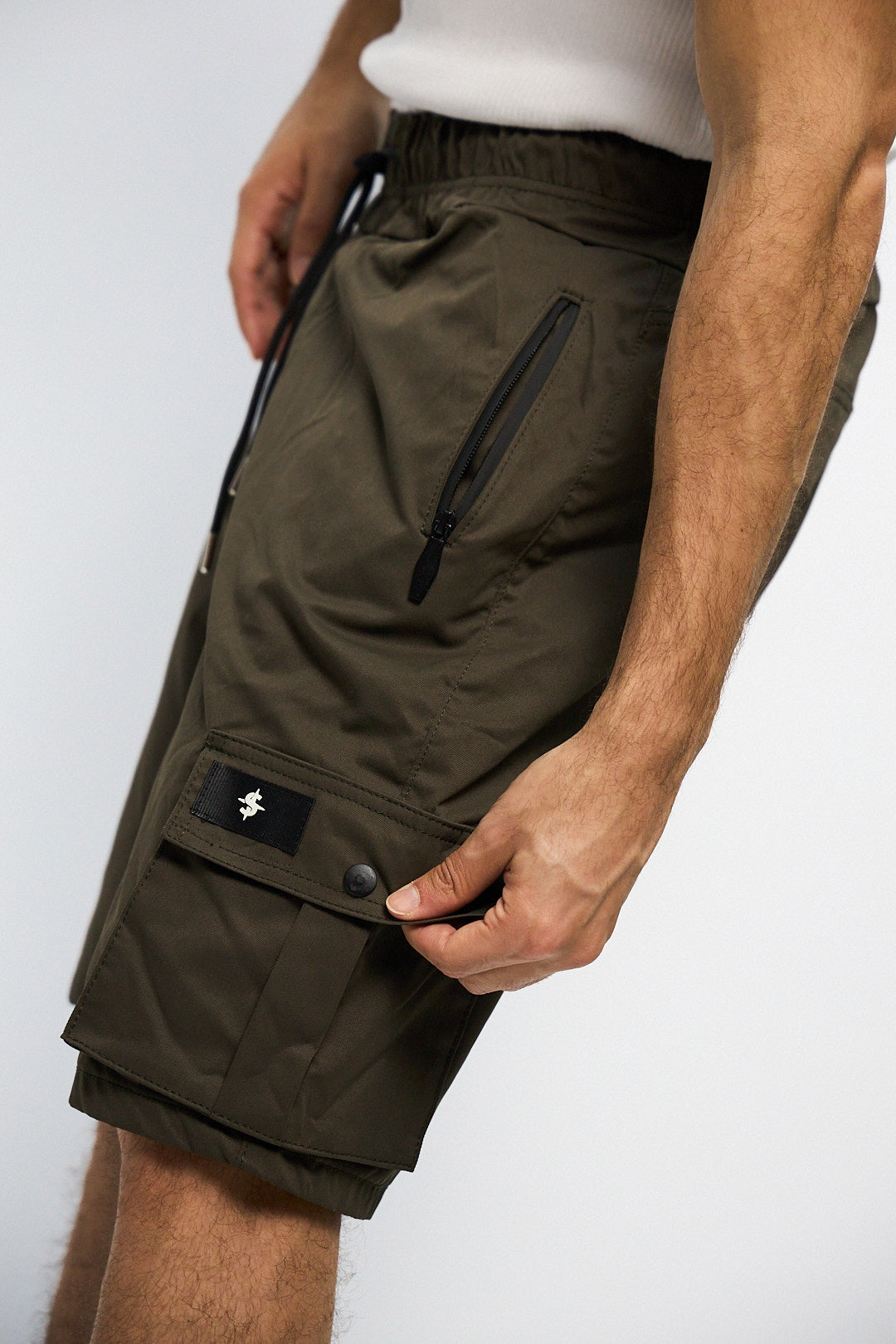 SHORT TRACE GREEN
