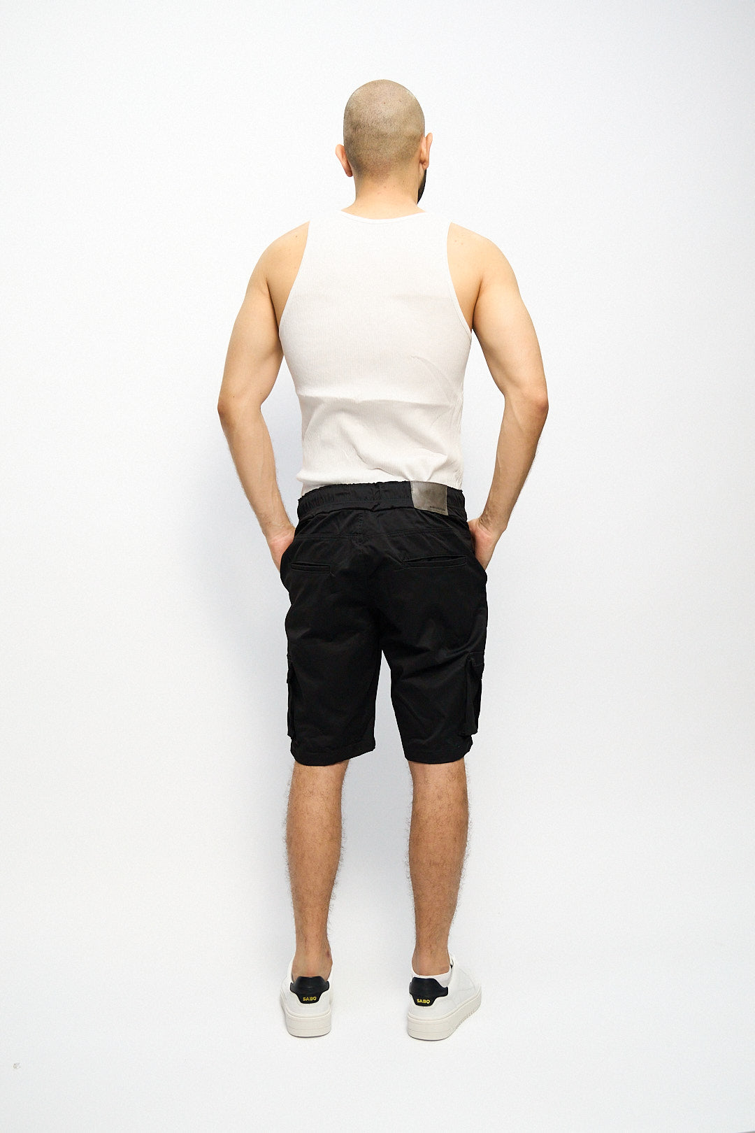 SHORT TRACE BLACK