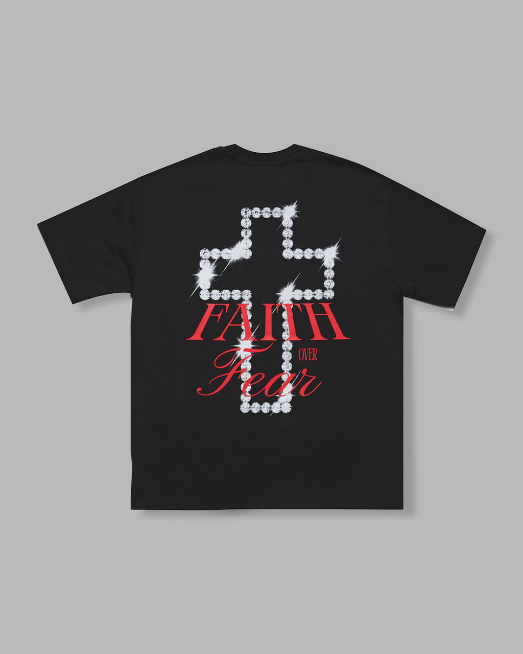 Camiseta Mercy Negra Cruz