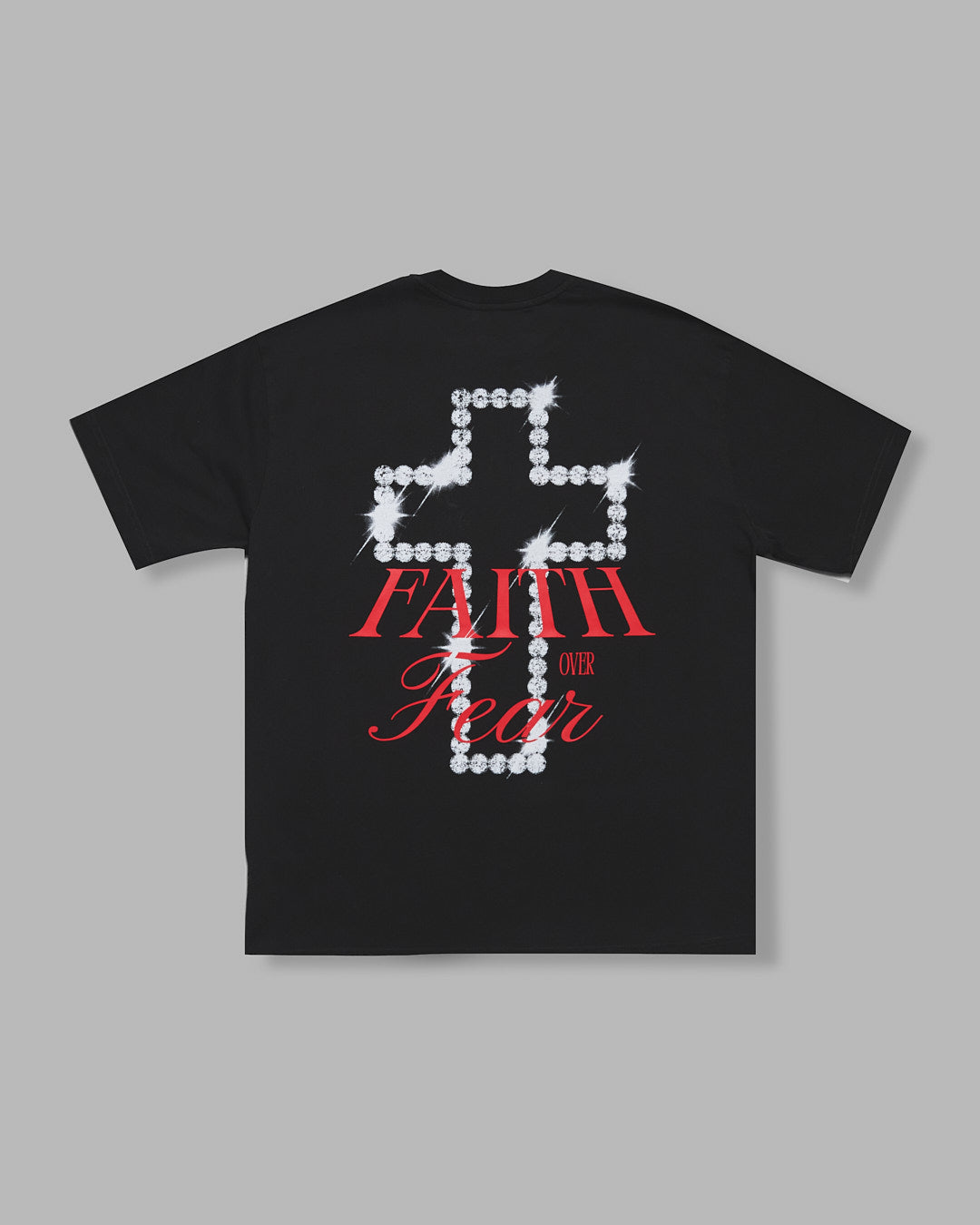 Camiseta Mercy Negra Cruz