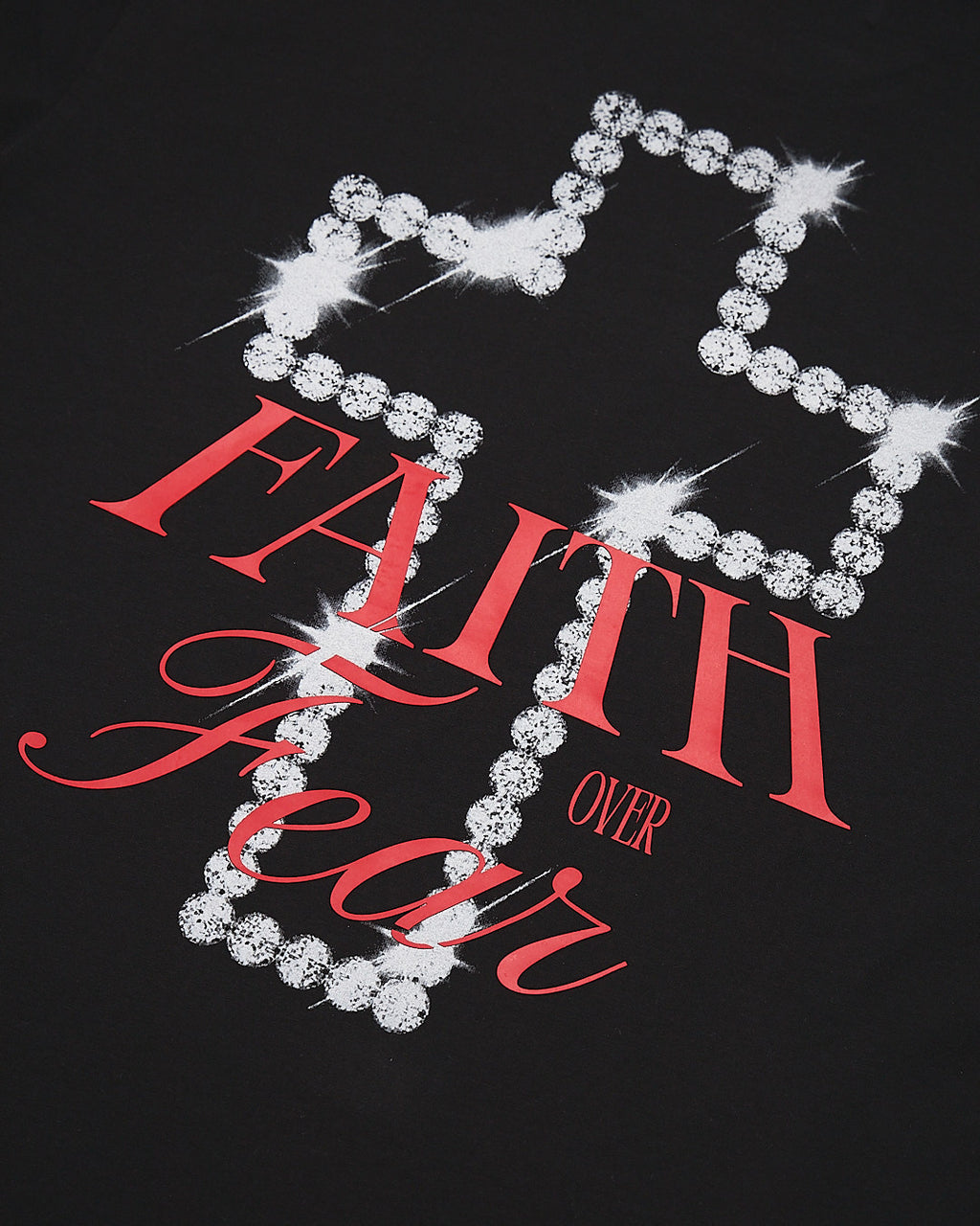 Camiseta Mercy Negra Cruz