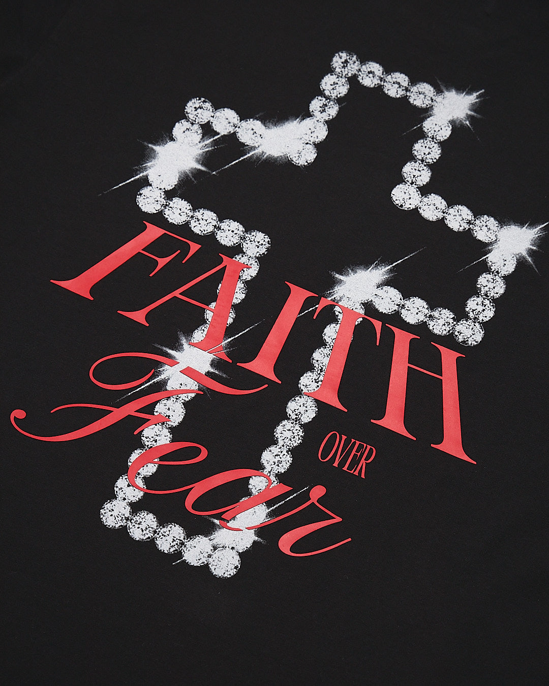 Camiseta Mercy Negra Cruz