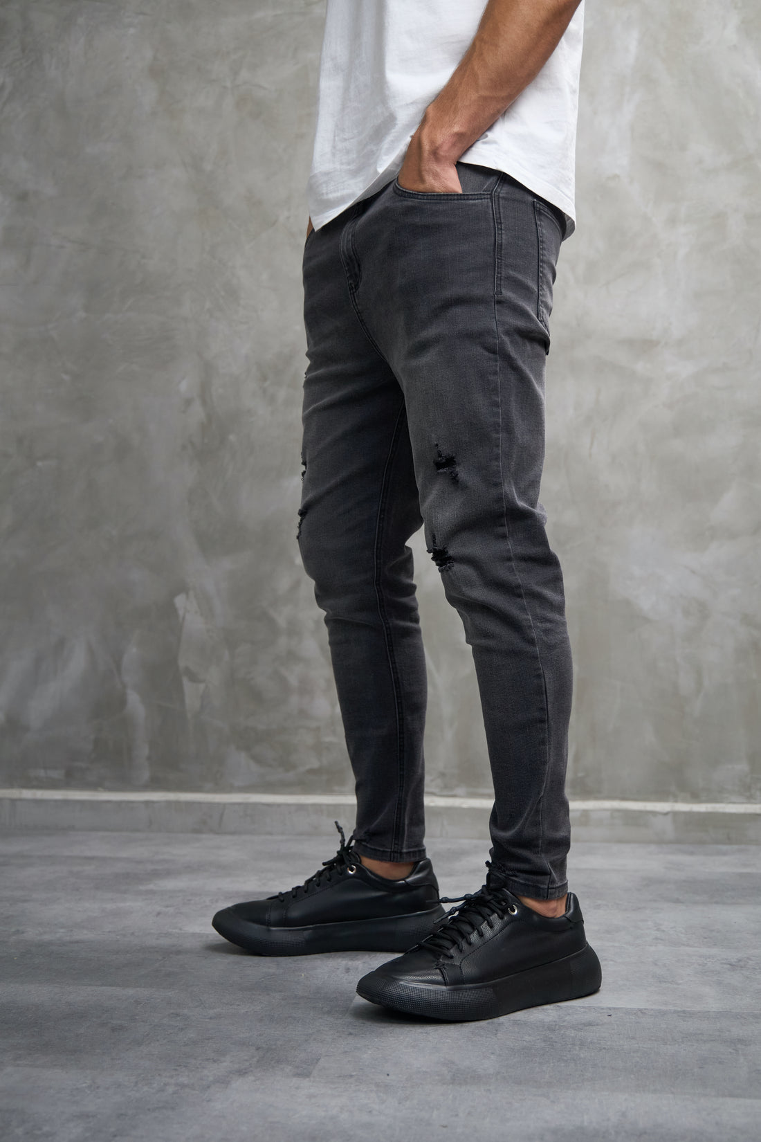 JEAN REBEL GREY